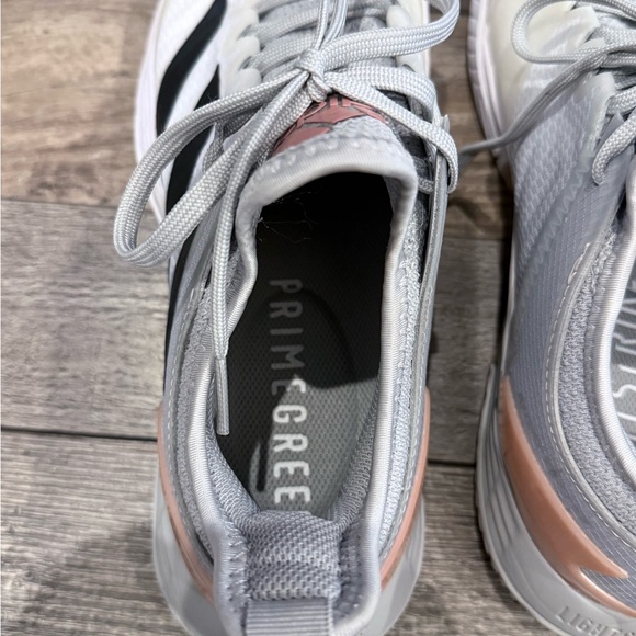 adidas Adizero Ubersonic 4 White, Light Grey & Black Tennis Shoe, women’s size 9 - Picture 9 of 12